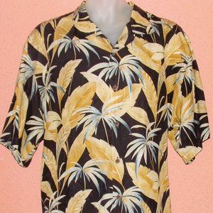 Absolutely Gorgeous Tommy Bahama Bahamian Breeze 100%Silk Camp Shirt Large